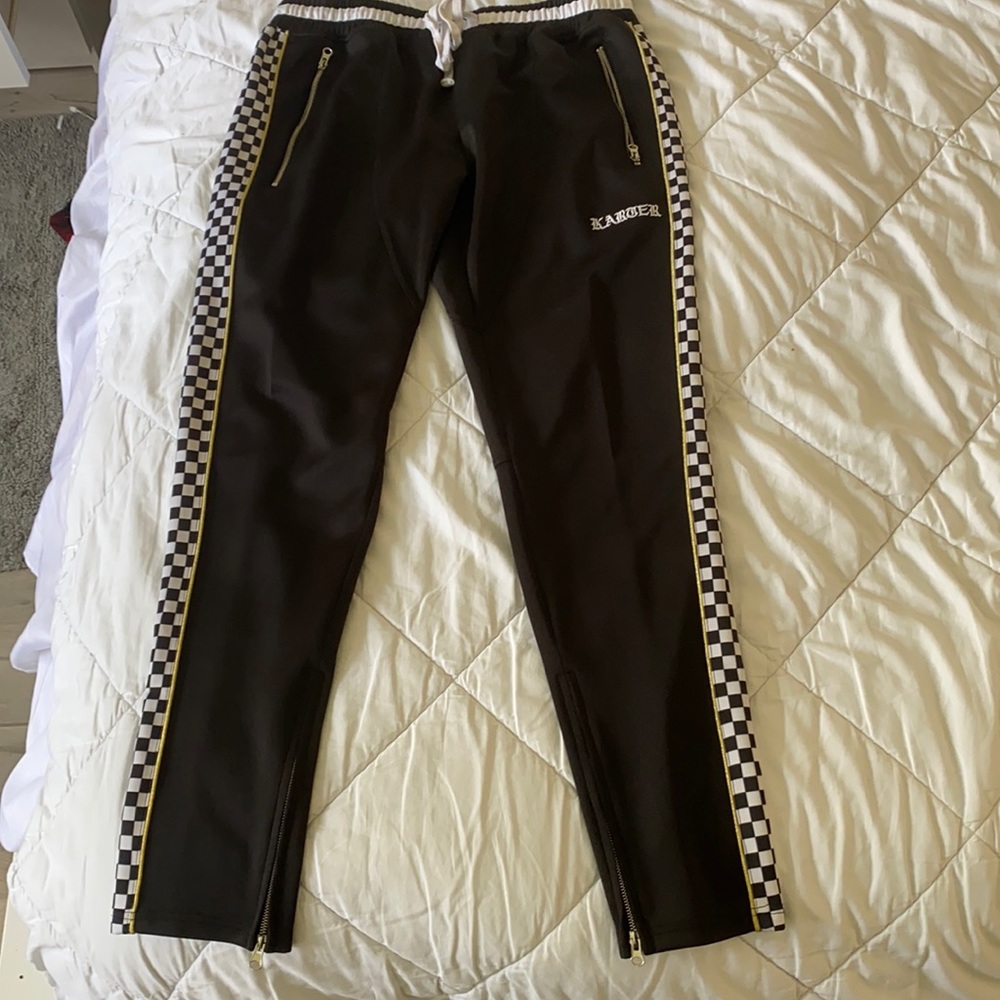 Civil Reign Black with striped Sides Joggers